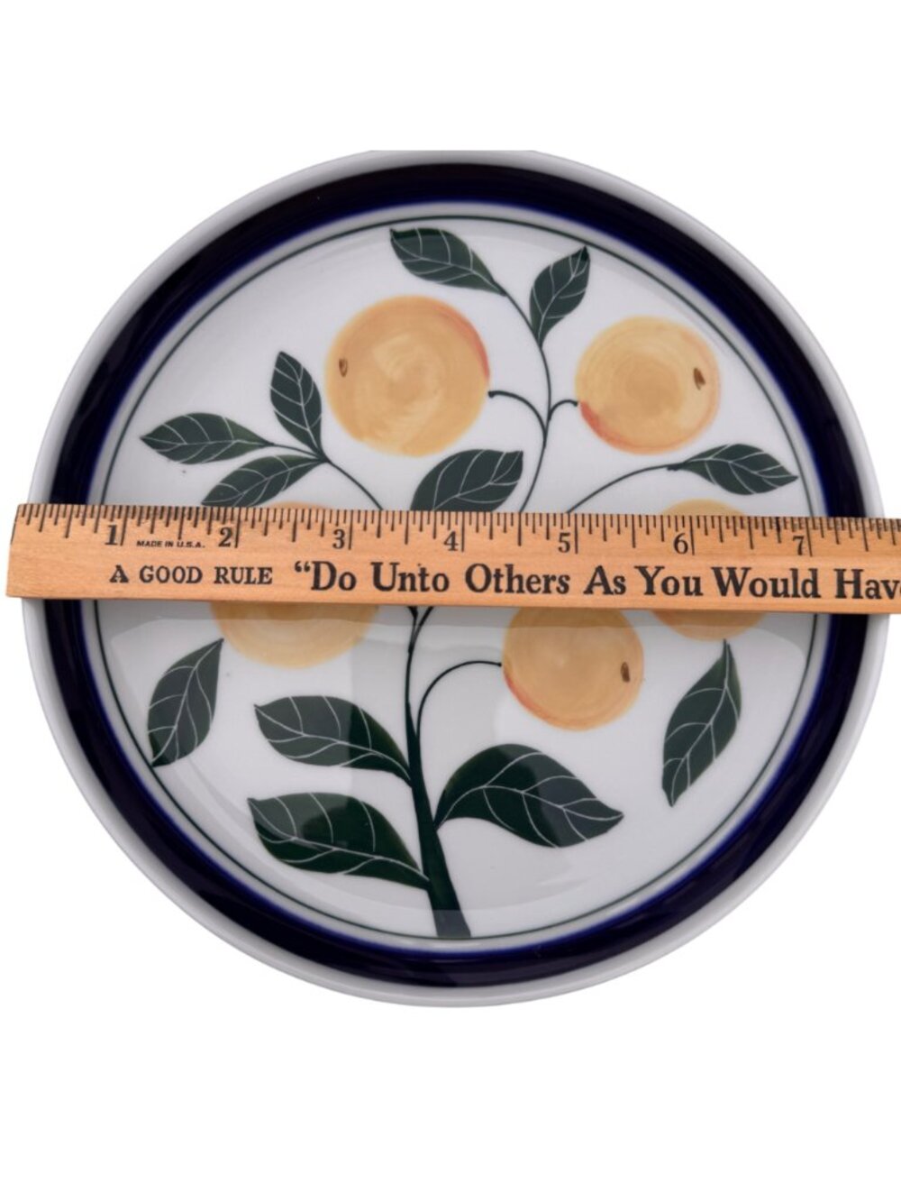 Dansk Berries Series Peach Salad Plate 8" Discontinued Pattern Philippines X 2 - Picture 5 of 16